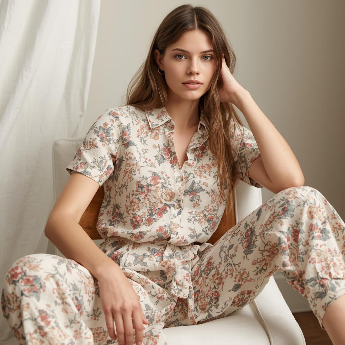 Floral Linen Wear Is the Softest Trend U.S. Women Love Right Now