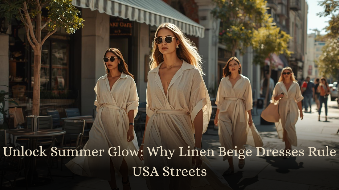 Unlock Summer Glow: Why Linen Beige Dresses Rule USA Streets