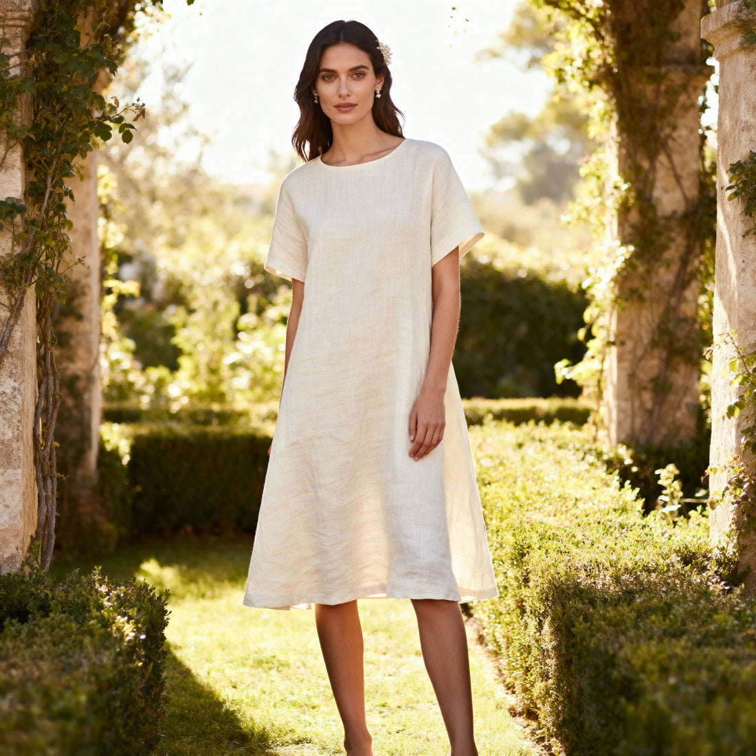 Block Print Linen Dress for Wedding Guest: Elegant, Ethical & Effortless