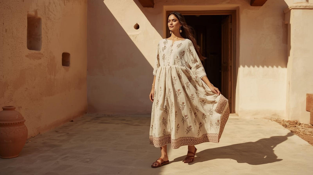 Bagru Block Print Linen Dresses: Authentic Craft Straight from Rajasthan