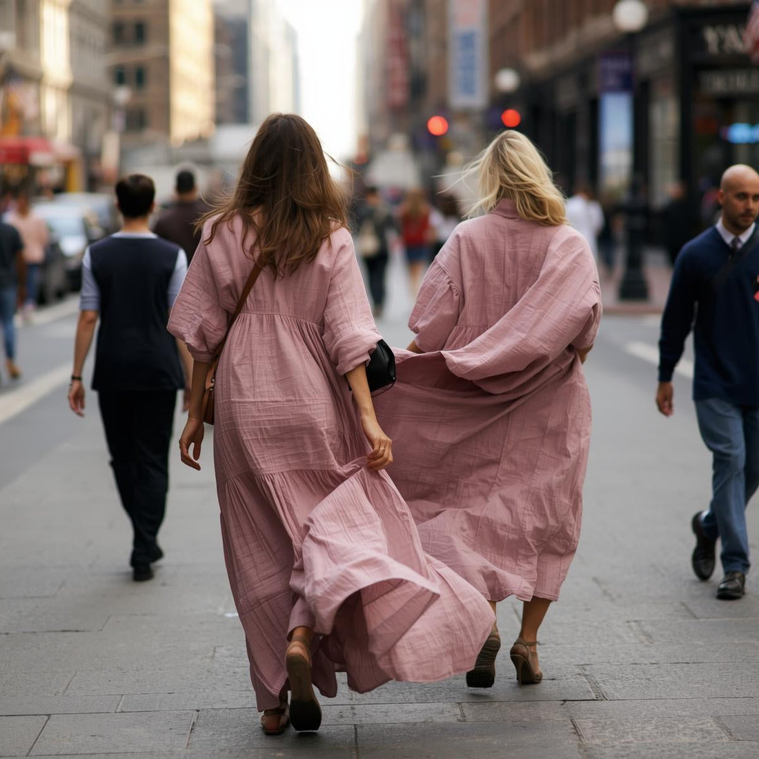 2026 Color Comeback: Pink Linen Dresses Ruling US Streets