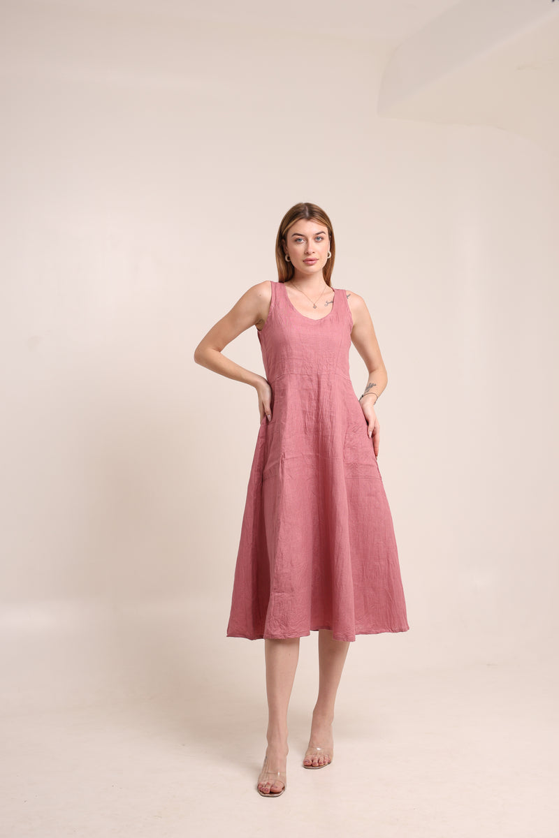 Uncomplicated Beauty: The Linen Gown Dress