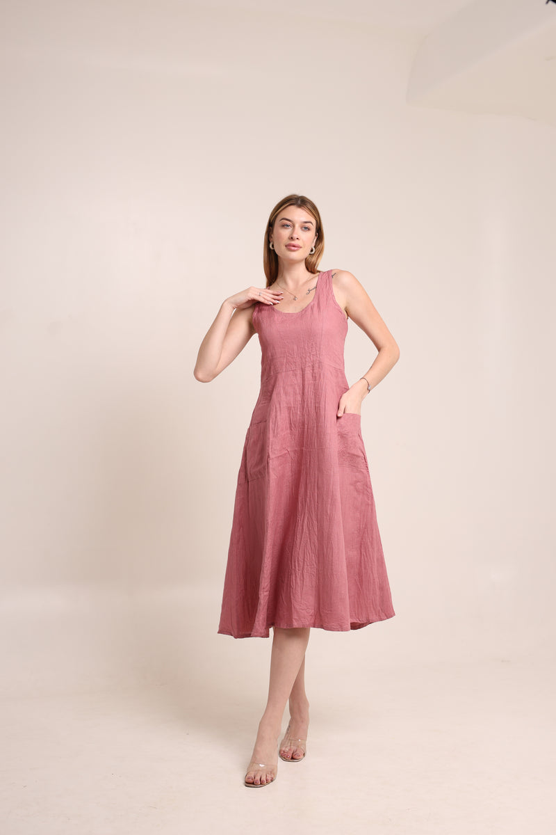 Uncomplicated Beauty: The Linen Gown Dress